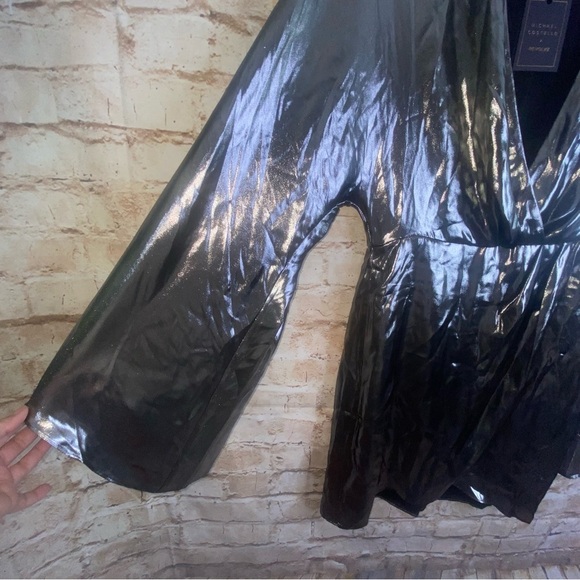 Michael Costello x REVOLVE Tiana Mini Dress in Silver Size Small NEW - Picture 4 of 8